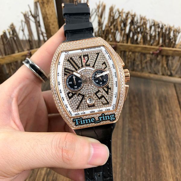 edition v 45 sc dt date diamond dial rose gold diamond case japan five-hand quartz movement mens watch rubber strap designer watches, Slivery;brown
edition v 45 sc dt date diamond dial rose gold diamond case japan five-hand quartz movement mens watch rubber strap designer watches, Slivery;brown
