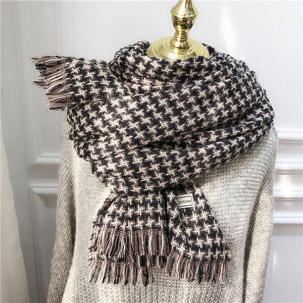 south korea dongdamen thousand bird scarf feminine style versatile long thickened warm shawl for women, Blue;gray
south korea dongdamen thousand bird scarf feminine style versatile long thickened warm shawl for women, Blue;gray