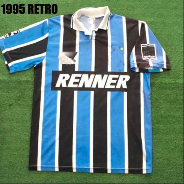 1995 gremio retro soccer jersey 95 ronaldinho zinho nene gremio home vintage old classic football shirt, Black;yellow
1995 gremio retro soccer jersey 95 ronaldinho zinho nene gremio home vintage old classic football shirt, Black;yellow