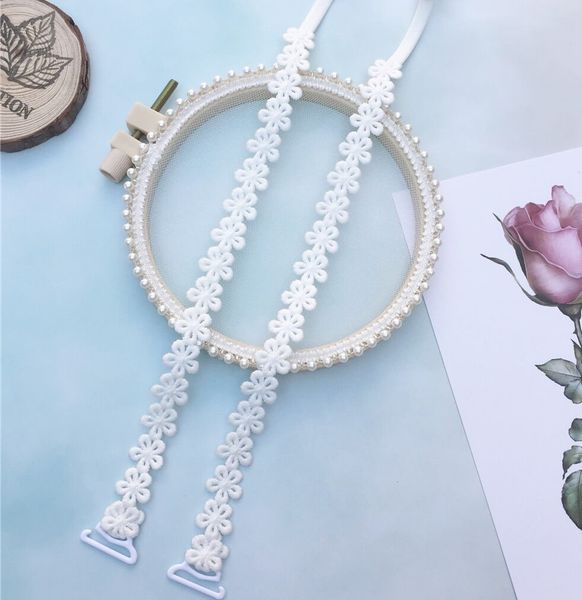 moly story decorative small flower bra straps women intimate bra accessories, Black;white
moly story decorative small flower bra straps women intimate bra accessories, Black;white