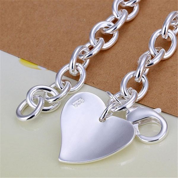 silver color exquisite double heart pendant bracelets charms wedding fashion jewelry christmas gifts h279 h sqcqpw, Black
silver color exquisite double heart pendant bracelets charms wedding fashion jewelry christmas gifts h279 h sqcqpw, Black