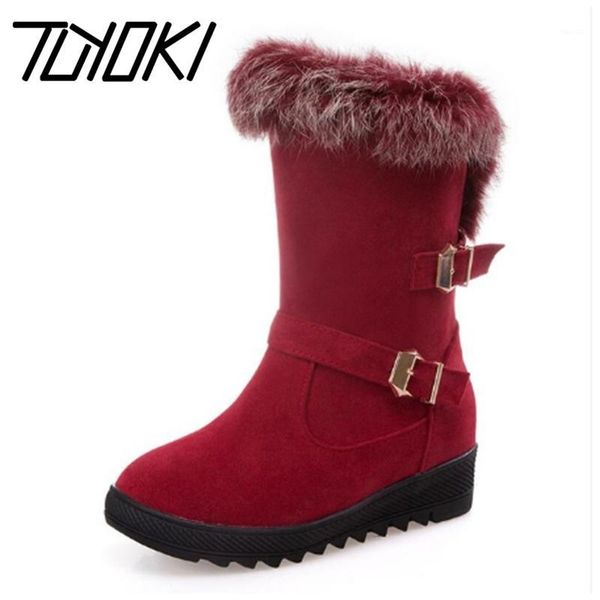 boots tuyoki size 34-43 winter warm fur inside mid calf snow for women metal buckle thick platform half short flat botas1, Black
boots tuyoki size 34-43 winter warm fur inside mid calf snow for women metal buckle thick platform half short flat botas1, Black