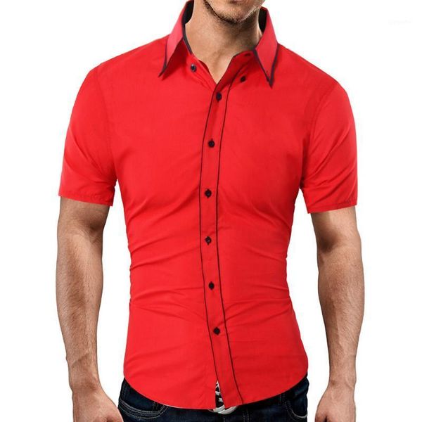 coldker mens shirts casual slim fit turn down collar shirt for male fashion short sleeve man blouse clothing1, White;black
coldker mens shirts casual slim fit turn down collar shirt for male fashion short sleeve man blouse clothing1, White;black