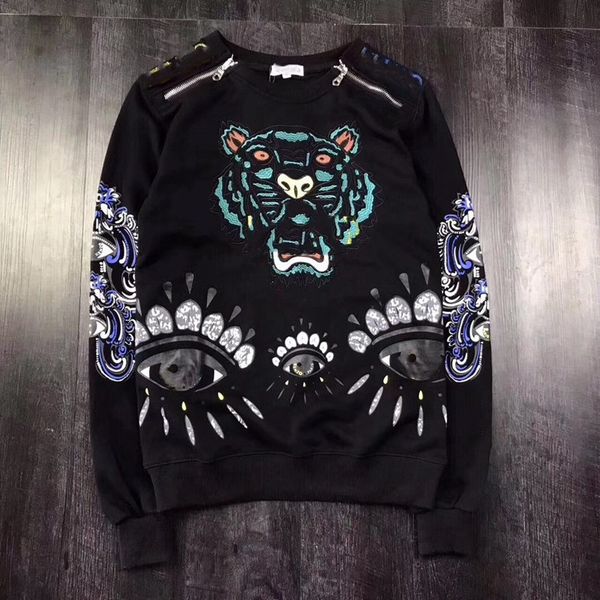 women's embroidery tiger head sweater paris brand long sleeve pullover jumpers sweatershirts hoodies jacket coat pink, Black
women's embroidery tiger head sweater paris brand long sleeve pullover jumpers sweatershirts hoodies jacket coat pink, Black
