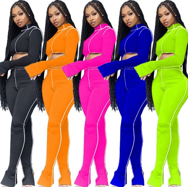 women's tracksuits new women tracksuit 2 pieces set line slim sports suits designer casual t shirt pencil pants fashion tight trousers, Gray
women's tracksuits new women tracksuit 2 pieces set line slim sports suits designer casual t shirt pencil pants fashion tight trousers, Gray
