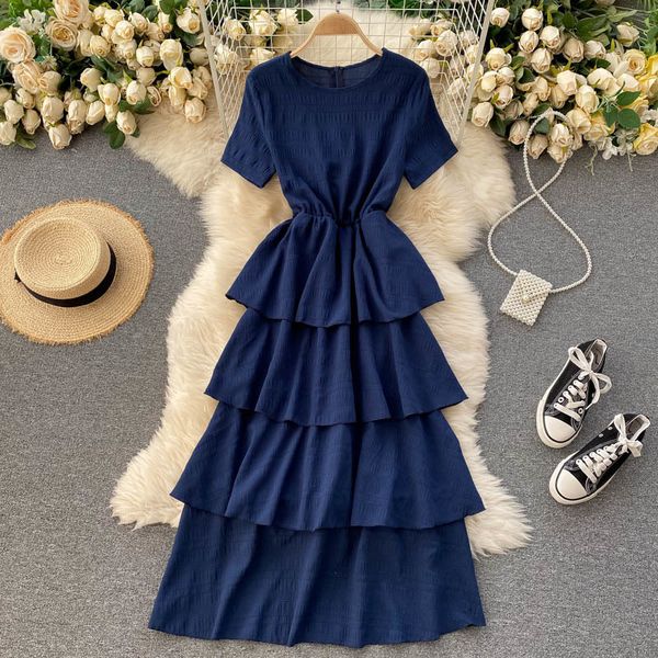 2021 new frozen singiny cake girl neck short line dressed summer solid vacation beach dress xuk2, Black;gray
2021 new frozen singiny cake girl neck short line dressed summer solid vacation beach dress xuk2, Black;gray