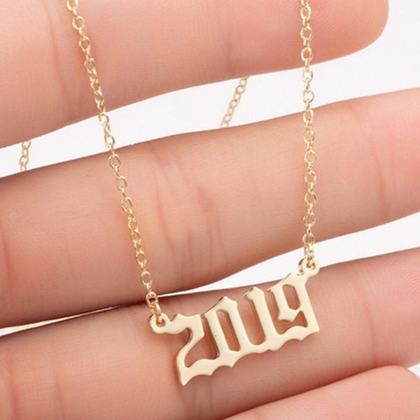 chains personality year women 316l stainless steel vintage necklace pendant accessories digital jewelry birthday gift, Silver
chains personality year women 316l stainless steel vintage necklace pendant accessories digital jewelry birthday gift, Silver