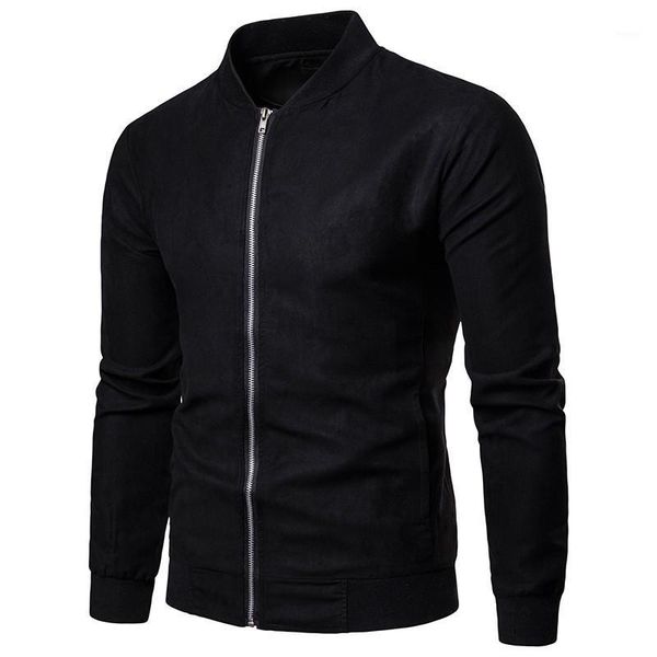 envmenst 2019 new style fashion jacket men autumn brand clothing zipper male coat casual solid color outerwear for men jacket1, Black;brown
envmenst 2019 new style fashion jacket men autumn brand clothing zipper male coat casual solid color outerwear for men jacket1, Black;brown