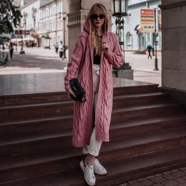 women's jackets autumn winter women ladies knit long coats cardigan sleeve warm slim fit sweater outerwear casual female solid hooded, Black;brown
women's jackets autumn winter women ladies knit long coats cardigan sleeve warm slim fit sweater outerwear casual female solid hooded, Black;brown