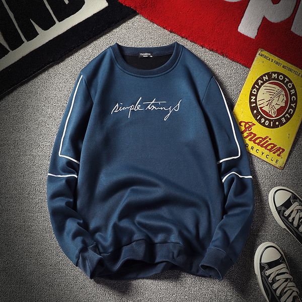 2021 new o neck sweatshirt men letter print sweatershirt spring autumn fashion casual hoodies boy blouse tracksuits sweatshirts 6pxl, Black 
2021 new o neck sweatshirt men letter print sweatershirt spring autumn fashion casual hoodies boy blouse tracksuits sweatshirts 6pxl, Black