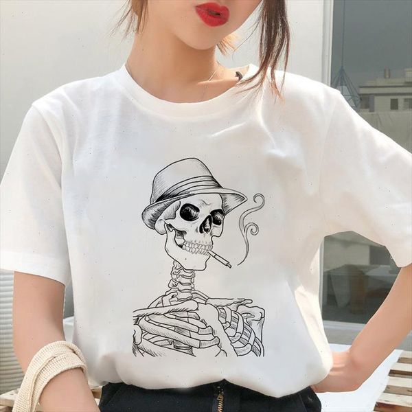 funny skeleton t shirt women harajuku aesthetics thin section white female t shirt clothing personality fashion tshirt
funny skeleton t shirt women harajuku aesthetics thin section white female t shirt clothing personality fashion tshirt