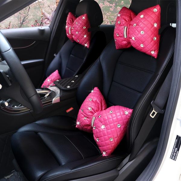 seat cushions car headrest neck rest cushion for back pain lumbar support leather carystal pearl women pink black interior accessories
seat cushions car headrest neck rest cushion for back pain lumbar support leather carystal pearl women pink black interior accessories