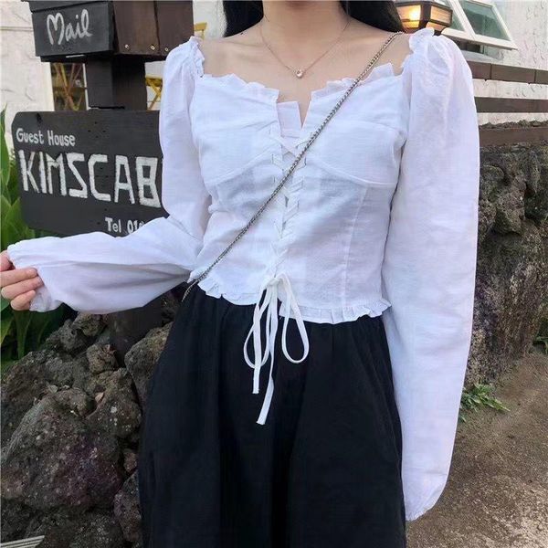 chiffon women solid autumn elegant white blouse shirt female office lady casual long sleeve korean designer 2020
chiffon women solid autumn elegant white blouse shirt female office lady casual long sleeve korean designer 2020