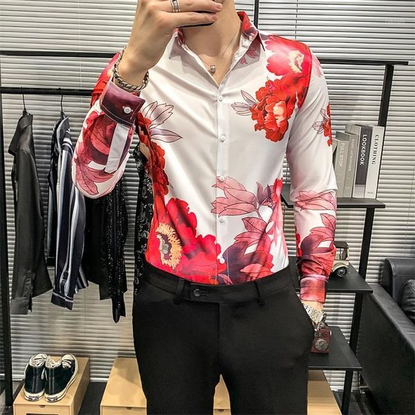 chemise homme fashion 2021 spring new long sleeve floral shirts for men clothing slim fit casual tuxedo dress 3xl-m1, White;black
chemise homme fashion 2021 spring new long sleeve floral shirts for men clothing slim fit casual tuxedo dress 3xl-m1, White;black