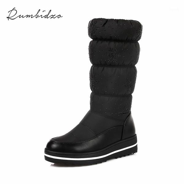 rumbidzo 2020 women boots warm winter snow boots short plush platform print pu and down elegant bootie sapatos1, Black
rumbidzo 2020 women boots warm winter snow boots short plush platform print pu and down elegant bootie sapatos1, Black