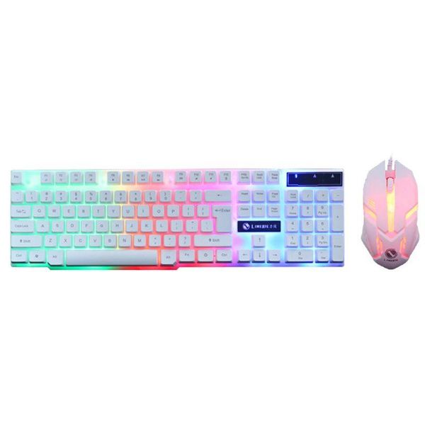 gaming keyboard and wired mouse combo set led light backlight for computer pc
gaming keyboard and wired mouse combo set led light backlight for computer pc
