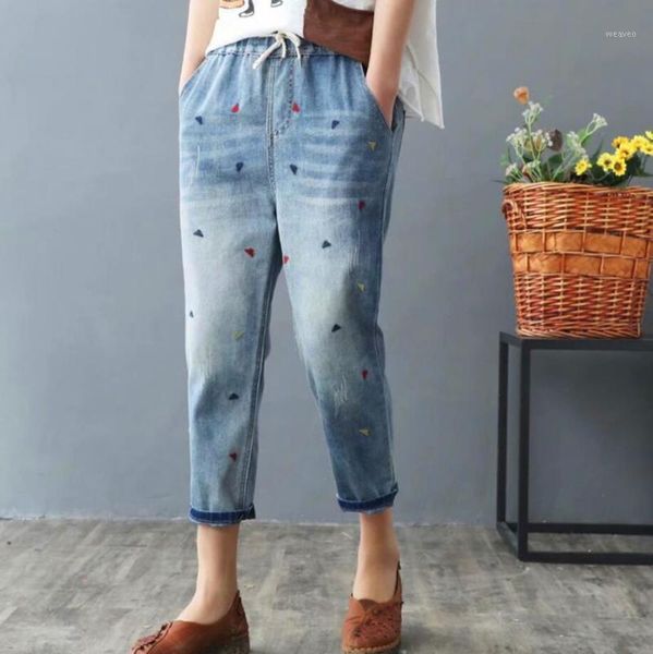 spring summer women jeans fashion vintage embroidery casual loose denim harem pants jean femme plus size s-4xl r6621, Blue
spring summer women jeans fashion vintage embroidery casual loose denim harem pants jean femme plus size s-4xl r6621, Blue