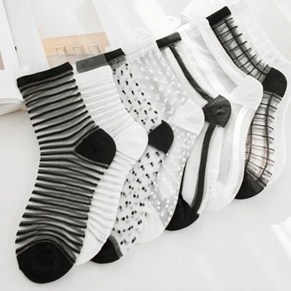 hipster harajuku ankle socks women fashion transparent stripe short female summer women's socks summer 2021 black white
hipster harajuku ankle socks women fashion transparent stripe short female summer women's socks summer 2021 black white