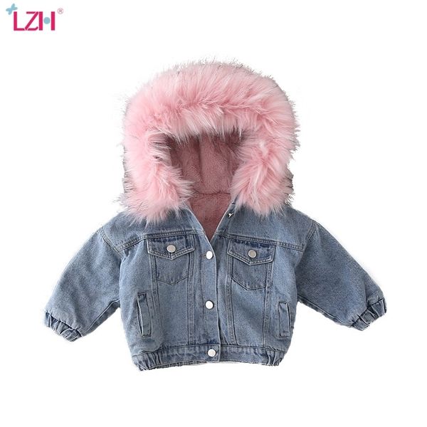 lzh 2020 autumn winter plus velvet jean jacket short big fur collar baby boys clothes warm children's jackets new aby girls coat lj2011, Blue;gray
lzh 2020 autumn winter plus velvet jean jacket short big fur collar baby boys clothes warm children's jackets new aby girls coat lj2011, Blue;gray