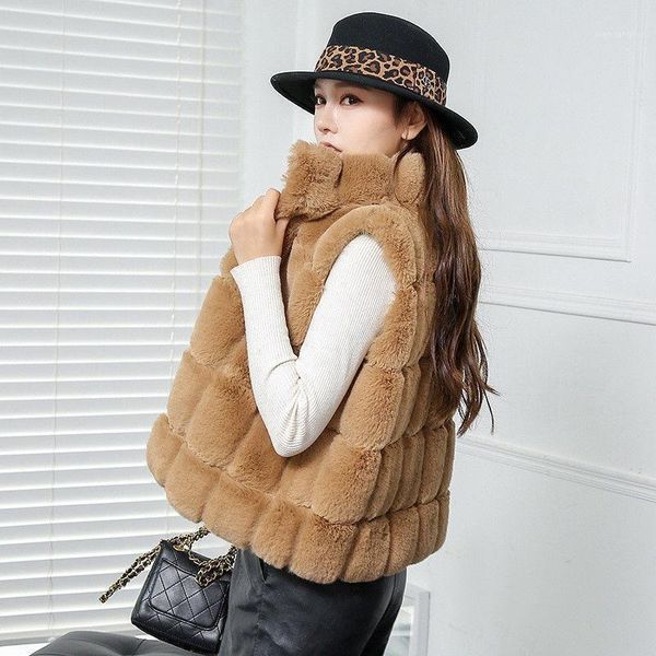 faux fur vest female winter 2020 korean fashion warm furry sleeveless jacket oversize artificial fur waistcoat for women1, Black
faux fur vest female winter 2020 korean fashion warm furry sleeveless jacket oversize artificial fur waistcoat for women1, Black