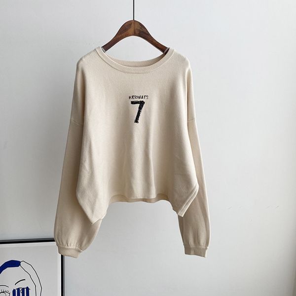осень 2020 пуловер sweatshirtknitted свитера толстовки новой шеи трикотажа письмо куртки корейского пуловер свободно и тонкие спортивные swe, White;black
осень 2020 пуловер sweatshirtknitted свитера толстовки новой шеи трикотажа письмо куртки корейского пуловер свободно и тонкие спортивные swe, White;black