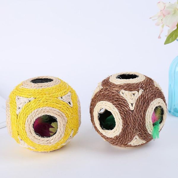 pet supplies spherical cat toys throwing toys grinding claw natural sisal cat six hole ball tease hollow toy ball1
pet supplies spherical cat toys throwing toys grinding claw natural sisal cat six hole ball tease hollow toy ball1
