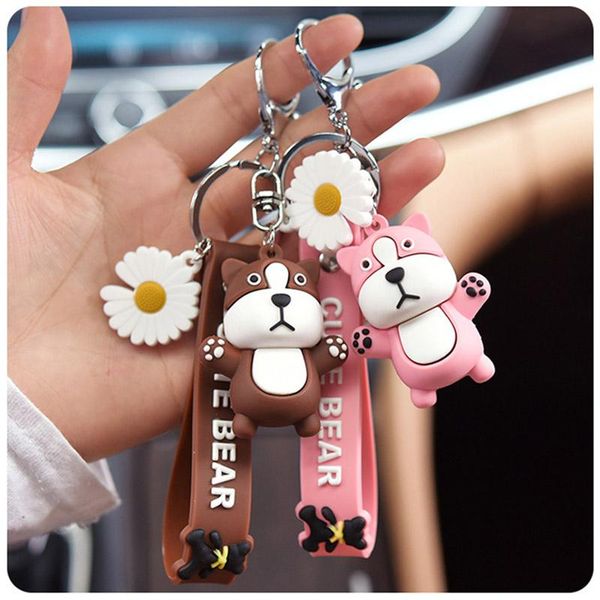 cartoon little daisy bear doll keychain cute bear keychains for women creative bag pendant car keyring accessories trinkets, Silver
cartoon little daisy bear doll keychain cute bear keychains for women creative bag pendant car keyring accessories trinkets, Silver