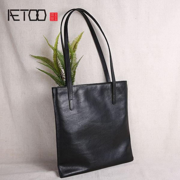hbp aetoo leather women's handbag, simple head leather large-capacity one-shoulder bag, soft leather shopping bag
hbp aetoo leather women's handbag, simple head leather large-capacity one-shoulder bag, soft leather shopping bag