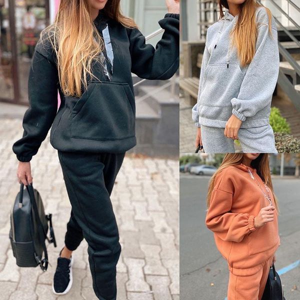 2021 casual solid hooded sweatshirt sets women fashion casual loose suit women elegant loose pants suits female ladies1, Gray
2021 casual solid hooded sweatshirt sets women fashion casual loose suit women elegant loose pants suits female ladies1, Gray