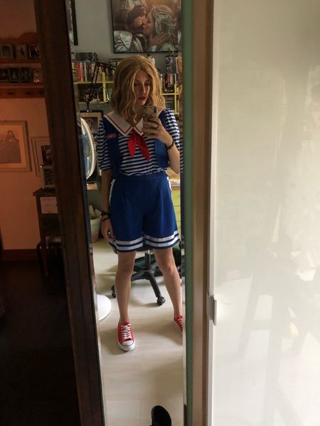 mocona robin scoops ahoy halloween costume for adults stranger things navy suit play service female cosplay costume cream acting suit
mocona robin scoops ahoy halloween costume for adults stranger things navy suit play service female cosplay costume cream acting suit