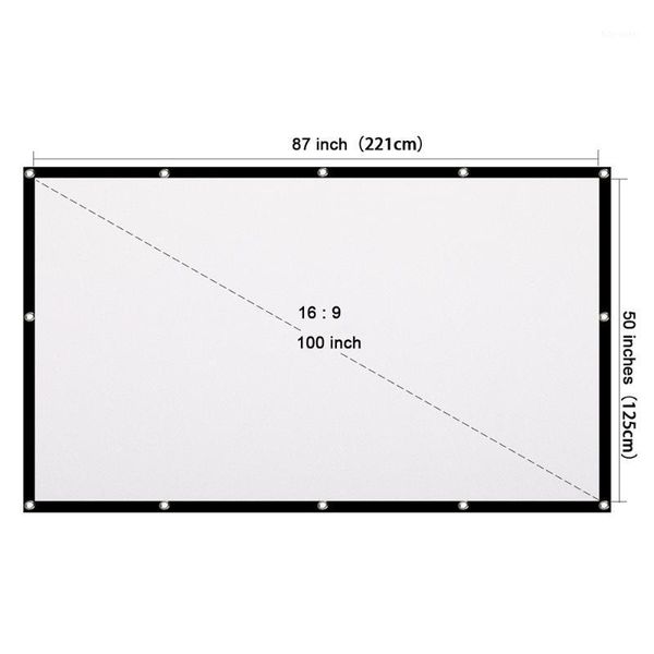 portable projector screen hd 100 inch 16:9 foldable projector screen thick durable projection for outdoor home theater1
portable projector screen hd 100 inch 16:9 foldable projector screen thick durable projection for outdoor home theater1