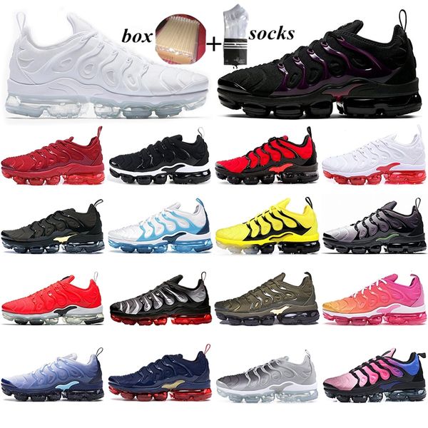 2021 with box plus tn running shoes for men women black white hyper violet game royal chaussures breathable trainer sports sneakers 36-45
2021 with box plus tn running shoes for men women black white hyper violet game royal chaussures breathable trainer sports sneakers 36-45