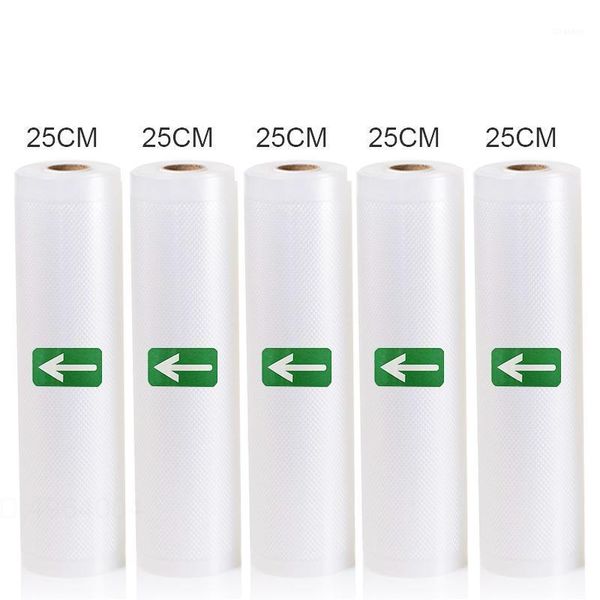 vacuum food sealing machine 5 rolls/lot kitchen bag storage bags for sealer packaging rolls 12/15/20/25/28cm*500cm1
vacuum food sealing machine 5 rolls/lot kitchen bag storage bags for sealer packaging rolls 12/15/20/25/28cm*500cm1