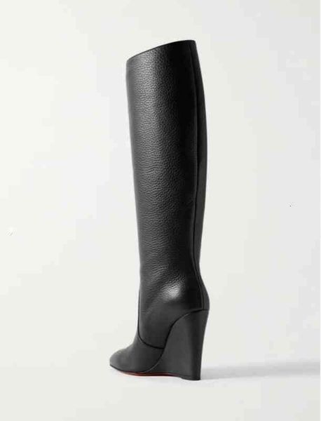 booty women long black genuine leather red bottom boot wedge high heels civiliza 100mm textured-leather knee boots with box
booty women long black genuine leather red bottom boot wedge high heels civiliza 100mm textured-leather knee boots with box