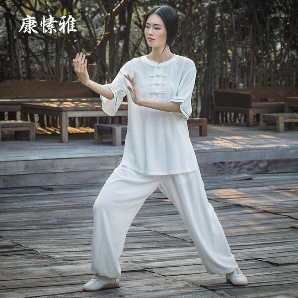 yoga outfits women tai chi kungfu set linen loose quickly dry sweatshirt+pant jogger workout outfit casual meditation martial arts set1, White;red
yoga outfits women tai chi kungfu set linen loose quickly dry sweatshirt+pant jogger workout outfit casual meditation martial arts set1, White;red