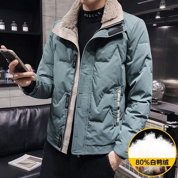men's down & parkas 2021 winter jacket young han edition cultivate morality short collars with thick warm coat wholesale1, Black
men's down & parkas 2021 winter jacket young han edition cultivate morality short collars with thick warm coat wholesale1, Black