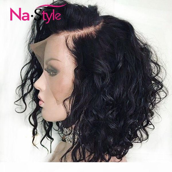 short bob lace front wigs curly bob wig lace front human hair wigs wavy deep side part 13x6 lace front wig brazilian hair, Black
short bob lace front wigs curly bob wig lace front human hair wigs wavy deep side part 13x6 lace front wig brazilian hair, Black