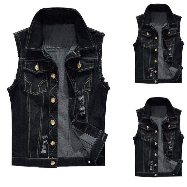 cotton jeans sleeveless jacket vest men plus size 6xl black denim jeans vest male cowboy outdoors waistcoat men jacket1, Black;white
cotton jeans sleeveless jacket vest men plus size 6xl black denim jeans vest male cowboy outdoors waistcoat men jacket1, Black;white