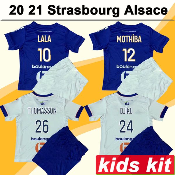 20 21 rc strasbourg alsace sissoko djiku lala kids kit soccer jerseys mothiba thomasson lienard home away child football shirt short sleeve, Black
20 21 rc strasbourg alsace sissoko djiku lala kids kit soccer jerseys mothiba thomasson lienard home away child football shirt short sleeve, Black