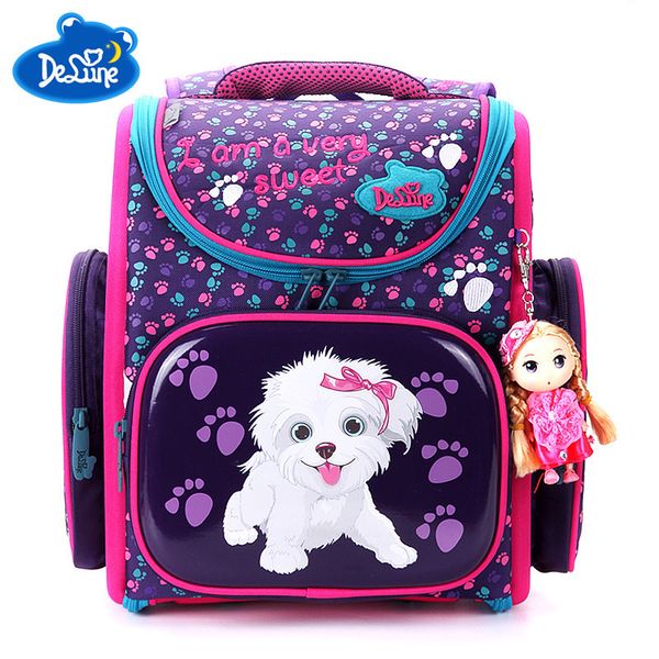 2020 delune brand 3-129 kids animal school bags for girls cartoon dog character grade 1-4 schoolbag children orthopedic backpack y200706
2020 delune brand 3-129 kids animal school bags for girls cartoon dog character grade 1-4 schoolbag children orthopedic backpack y200706