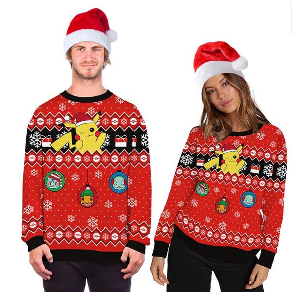 men's sweaters fashion winter ugly christmas sweater funny 3d cartoons printing round neck for young people casual hooded, White;black
men's sweaters fashion winter ugly christmas sweater funny 3d cartoons printing round neck for young people casual hooded, White;black