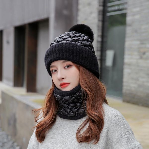 hats, scarves & gloves sets women winter warm faux fur pompom beanie skullies designer knit hat and snood set wind-proof quilted ski riding, Blue;gray
hats, scarves & gloves sets women winter warm faux fur pompom beanie skullies designer knit hat and snood set wind-proof quilted ski riding, Blue;gray