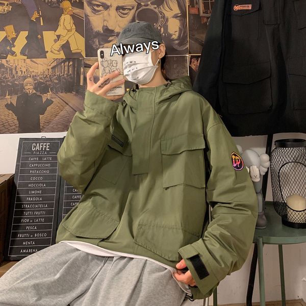 2021 new privathinker men's casual jackets hooded jacket korean streetwear oversize coats male harajuku hip hop 1vqy, Black;brown
2021 new privathinker men's casual jackets hooded jacket korean streetwear oversize coats male harajuku hip hop 1vqy, Black;brown