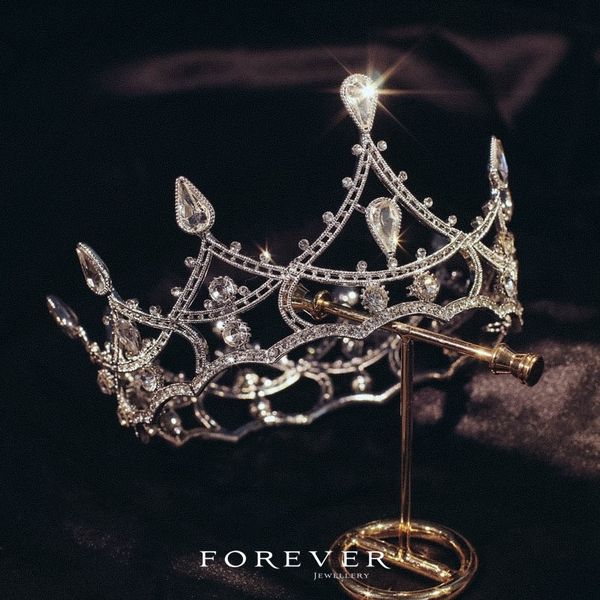 korean fairy dream bride circle zircon diamond headdress wedding dress accessories crown, Silver
korean fairy dream bride circle zircon diamond headdress wedding dress accessories crown, Silver