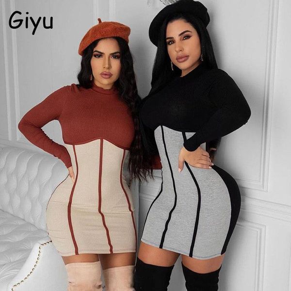 giyu 2021 autumn winter women dresses bodycon club party mini dress o neck long sleeve casual elegant female vestidos, Black;gray
giyu 2021 autumn winter women dresses bodycon club party mini dress o neck long sleeve casual elegant female vestidos, Black;gray