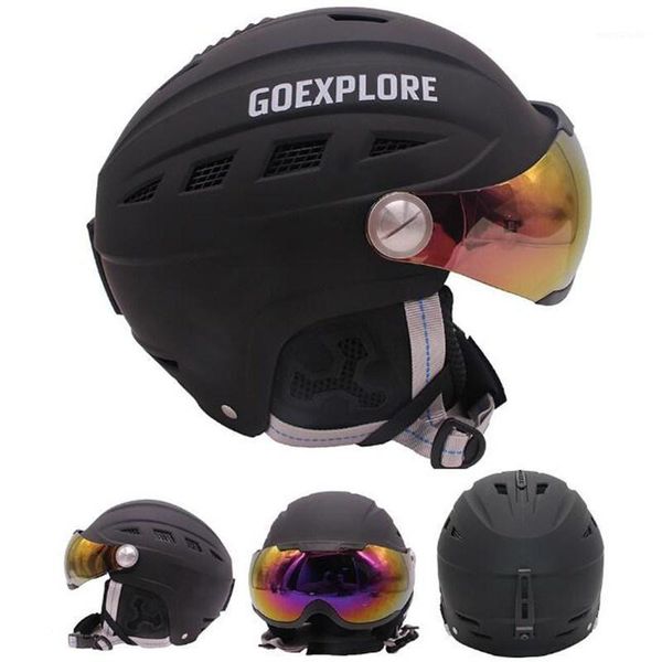 mounchain ski helmet with visor half-covered outdoor sport snowboard skate helmets s-xl 48-62 cm white, black color1
mounchain ski helmet with visor half-covered outdoor sport snowboard skate helmets s-xl 48-62 cm white, black color1