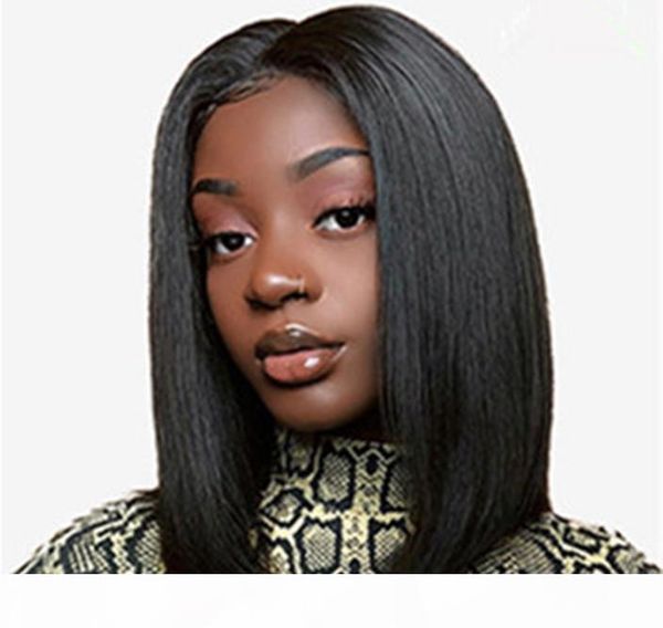 short lace front human hair bob wigs for black women brazilian straight lace front wig 150% pre plucked remy hair wigs, Black;brown
short lace front human hair bob wigs for black women brazilian straight lace front wig 150% pre plucked remy hair wigs, Black;brown