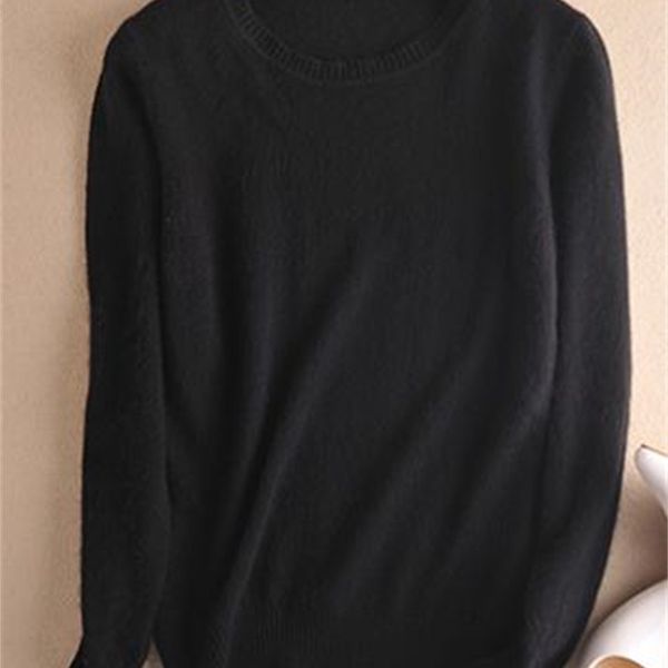 2021 winter/autumn oneck shirts 12-color 100% cashmere and knitted wool sweater ladies jumpers soft women's clothes 0xwv, White;black
2021 winter/autumn oneck shirts 12-color 100% cashmere and knitted wool sweater ladies jumpers soft women's clothes 0xwv, White;black