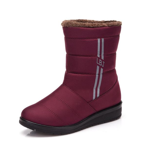 boots winter women snow leisure waterproof warm cotton mid-calf wedges plush shoes for woman botas mujer xkd2140, Black
boots winter women snow leisure waterproof warm cotton mid-calf wedges plush shoes for woman botas mujer xkd2140, Black