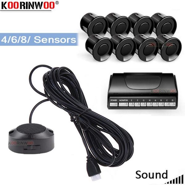koorinwoo adjustable speaker parktronic car parking sensors 8 4 probes front back buzzer alert car detector parking assistance1
koorinwoo adjustable speaker parktronic car parking sensors 8 4 probes front back buzzer alert car detector parking assistance1